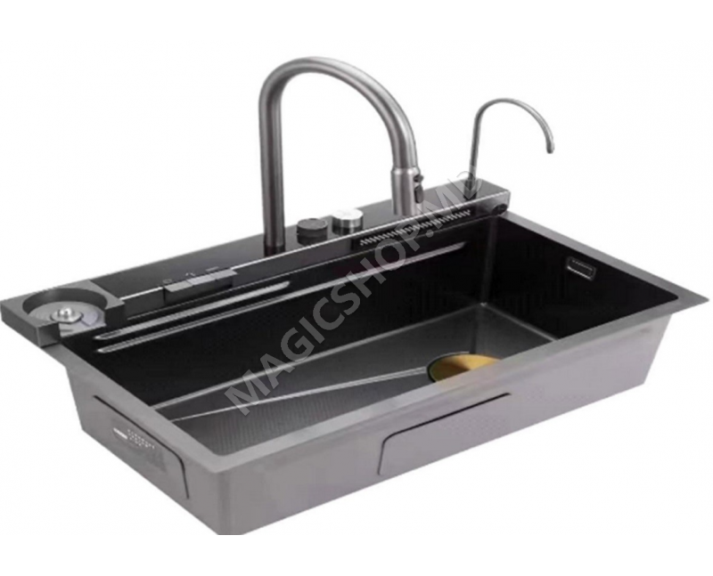 Раковина Backer Nano Black PVD Top 750-46063 